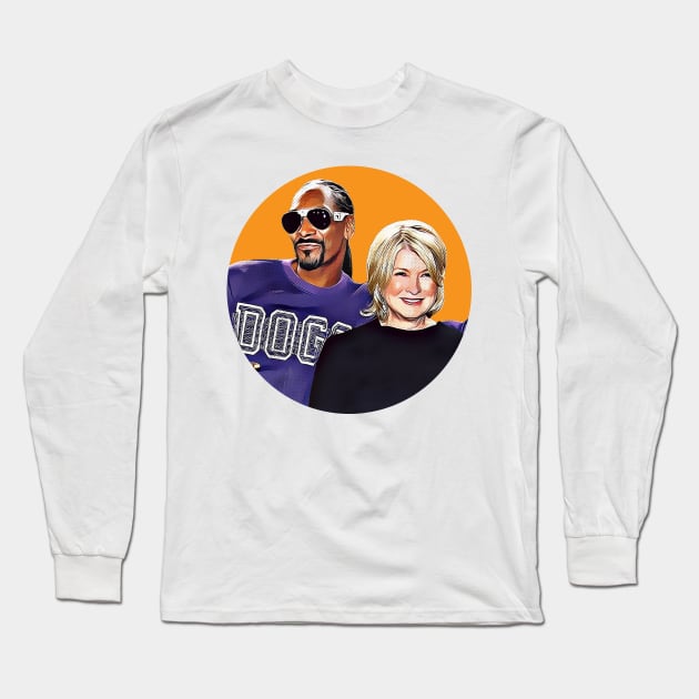 Martha Stewart - Snoop and Martha Long Sleeve T-Shirt by bmbg trian